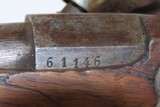 Antique CIVIL WAR Era European PERCUSSION Full Stock Military Rifle BAYONET “Crown/I” Proofed .54 Caliber Longarm - Image 14 of 21