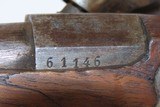 Antique CIVIL WAR Era European PERCUSSION Full Stock Military Rifle BAYONET “Crown/I” Proofed .54 Caliber Longarm - Image 14 of 25