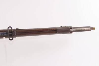 Antique CIVIL WAR Era European PERCUSSION Full Stock Military Rifle BAYONET “Crown/I” Proofed .54 Caliber Longarm - Image 8 of 21