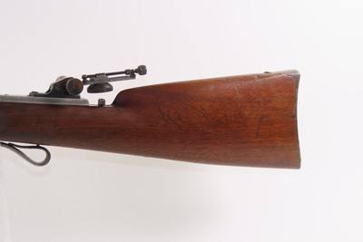Antique MASS. ARMS Co Model 1882 MAYNARD Patent .35 CF Hunting/TARGET Rifle 1880s MASSACHUSETTS Manufactured SPORTING Rifle - Image 4 of 17