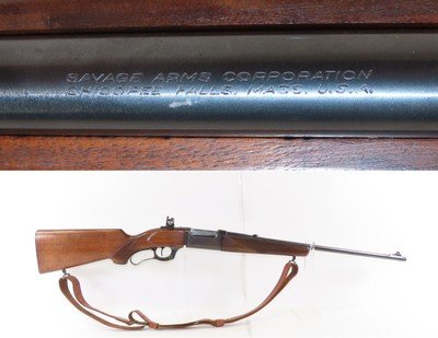 1954 Mfr. SAVAGE ARMS M99 .300 Savage Hunting/Sporting TAKEDOWN Rifle C&RSharp Lever Action DEER HUNTING Rifle - Image 1 of 22