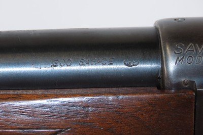 1954 Mfr. SAVAGE ARMS M99 .300 Savage Hunting/Sporting TAKEDOWN Rifle C&RSharp Lever Action DEER HUNTING Rifle - Image 16 of 22