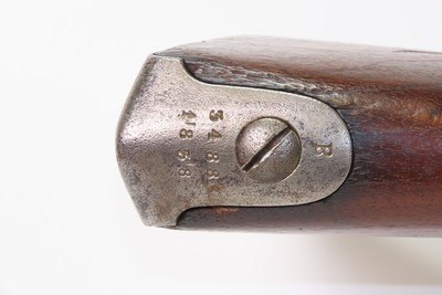 CIVIL WAR Era Antique FRENCH M1822 .69 Percussion Conversion RIFLED MUSKET1840 Dated French Army LINE INFANTRY Musket - Image 10 of 20