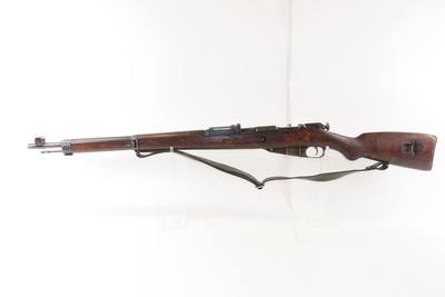 1943 Date WORLD WAR II Era FINNISH SAKO Mosin-Nagant M39 C&R INFANTRY Rifle CIVIL GUARD SUPREME STAFF GUN WORKS Made w/SLING - Image 16 of 21