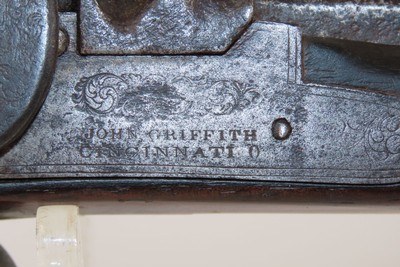 Mid-1800s Antique AMERICAN “JOHN GRIFFITH” HOMESTEAD/HUNTING Cinci. OHIOCIVIL WAR Era GAME GETTING .54 Caliber Longarm - Image 6 of 19