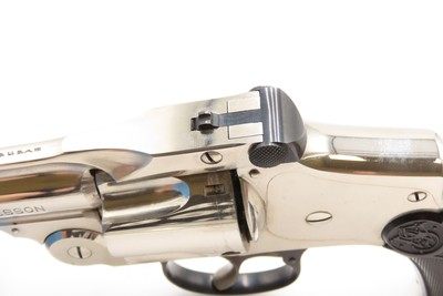 SMITH & WESSON .38 Safety Hammerless SELF DEFENSE Handgun C&RS&W CONCEAL & CARRY Revolver NICE NICKEL FINISH - Image 8 of 21