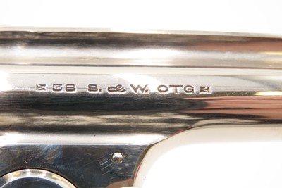 SMITH & WESSON .38 Safety Hammerless SELF DEFENSE Handgun C&RS&W CONCEAL & CARRY Revolver NICE NICKEL FINISH - Image 15 of 21