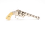 Antique U.S. SMITH & WESSON 2nd Model SCHOFIELD SA Revolver w/IVORY GRIPSOne of 5,934 Second Models Manufactured c. 1876-77 - Image 15 of 18