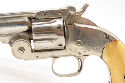 Antique U.S. SMITH & WESSON 2nd Model SCHOFIELD SA Revolver w/IVORY GRIPSOne of 5,934 Second Models Manufactured c. 1876-77 - Image 4 of 18
