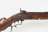 SILVER INLAID SWISS Antique HERRMANN of AARBERG Percussion SCHUETZEN RifleMid-19th Century Long Range Target Rifle - Image 5 of 25