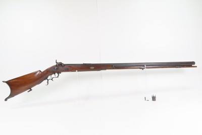SILVER INLAID SWISS Antique HERRMANN of AARBERG Percussion SCHUETZEN RifleMid-19th Century Long Range Target Rifle - Image 2 of 25