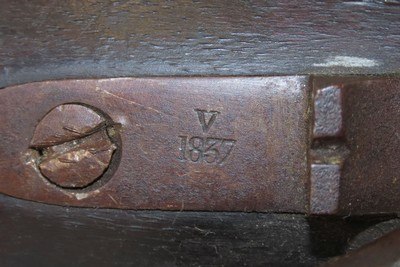 1837 Date Antique FRENCH VERSAILLES M1777/1822 Percussion Conversion Musket Early 19th Century FLINTLOCK to PERCUSSION Musket - Image 10 of 20