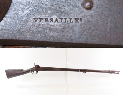 1837 Date Antique FRENCH VERSAILLES M1777/1822 Percussion Conversion Musket Early 19th Century FLINTLOCK to PERCUSSION Musket - Image 1 of 20