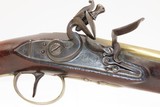 BRACE of REVOLUTIONARY WAR Era Brass Barrel JOVER & SON Flintlock Pistols - Image 20 of 25