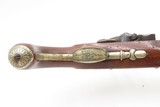 BRACE of REVOLUTIONARY WAR Era Brass Barrel JOVER & SON Flintlock Pistols - Image 8 of 25