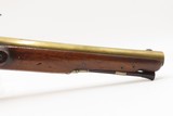 BRACE of REVOLUTIONARY WAR Era Brass Barrel JOVER & SON Flintlock Pistols - Image 4 of 25