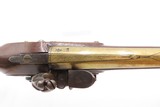 BRACE of REVOLUTIONARY WAR Era Brass Barrel JOVER & SON Flintlock Pistols - Image 25 of 25