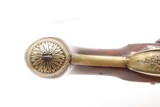 BRACE of REVOLUTIONARY WAR Era Brass Barrel JOVER & SON Flintlock Pistols - Image 23 of 25