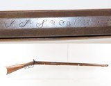 c1860s Antique Full-Stock .34 Percussion Kentucky LONG RIFLE - Image 1 of 19