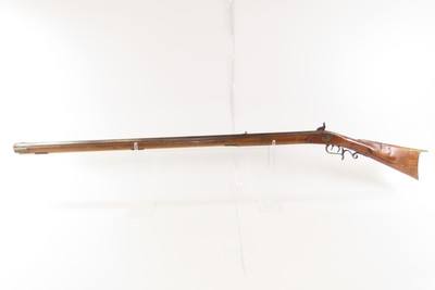 c1860s Antique Full-Stock .34 Percussion Kentucky LONG RIFLE - Image 14 of 19