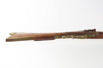 c1860s Antique Full-Stock .34 Percussion Kentucky LONG RIFLE - Image 7 of 19