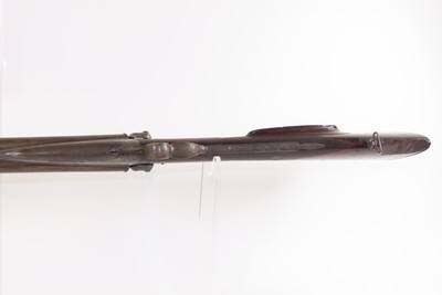 HEIDELBERG German Antique F BAUERNFEIND SxS PINFIRE SHOTGUN 19th C 16 Gauge With GAME SCENE ENGRAVINGS - Image 10 of 23