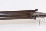 HEIDELBERG German Antique F BAUERNFEIND SxS PINFIRE SHOTGUN 19th C 16 Gauge With GAME SCENE ENGRAVINGS - Image 14 of 23