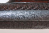 HEIDELBERG German Antique F BAUERNFEIND SxS PINFIRE SHOTGUN 19th C 16 Gauge With GAME SCENE ENGRAVINGS - Image 8 of 23