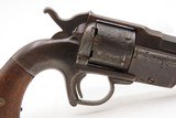 RARE CIVIL WAR Antique ALLEN & WHEELOCK Center Hammer LIPFIRE NAVY Revolver 1 of 250 .36 Cal. LIPFIRE Revolvers Made circa 1861 - Image 17 of 18