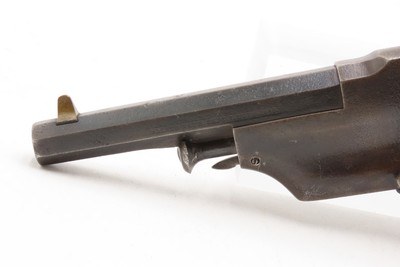 RARE CIVIL WAR Antique ALLEN & WHEELOCK Center Hammer LIPFIRE NAVY Revolver 1 of 250 .36 Cal. LIPFIRE Revolvers Made circa 1861 - Image 5 of 18