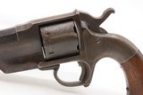 RARE CIVIL WAR Antique ALLEN & WHEELOCK Center Hammer LIPFIRE NAVY Revolver 1 of 250 .36 Cal. LIPFIRE Revolvers Made circa 1861 - Image 4 of 18