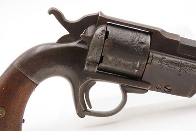 RARE CIVIL WAR Antique ALLEN & WHEELOCK Center Hammer LIPFIRE NAVY Revolver 1 of 250 .36 Cal. LIPFIRE Revolvers Made circa 1861 - Image 17 of 18