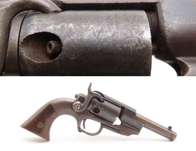 CIVIL WAR Antique ALLEN & WHEELOCK .31 Sidehammer Percussion BELT Revolver - Image 1 of 18