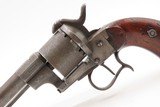 Mid-1800s BELGIAN Antique LEFAUCHEUX Patent Single Action PINFIRE RevolverAs Used by the South During the American Civil War - Image 4 of 21