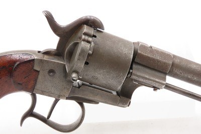 Mid-1800s BELGIAN Antique LEFAUCHEUX Patent Single Action PINFIRE RevolverAs Used by the South During the American Civil War - Image 19 of 21