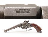 Mid-1800s BELGIAN Antique LEFAUCHEUX Patent Single Action PINFIRE RevolverAs Used by the South During the American Civil War - Image 1 of 21