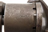 Mid-1800s BELGIAN Antique LEFAUCHEUX Patent Single Action PINFIRE RevolverAs Used by the South During the American Civil War - Image 8 of 21