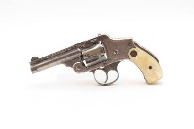 RARE Antique 1st Model SMITH & WESSON .38 Safety Hammerless w/PEARL GRIPS - Image 11 of 17