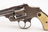 RARE Antique 1st Model SMITH & WESSON .38 Safety Hammerless w/PEARL GRIPS - Image 13 of 17