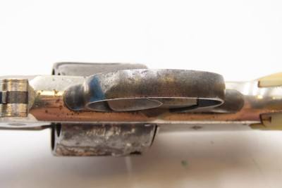 RARE Antique 1st Model SMITH & WESSON .38 Safety Hammerless w/PEARL GRIPS - Image 4 of 17
