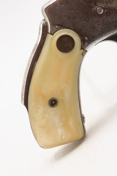 RARE Antique 1st Model SMITH & WESSON .38 Safety Hammerless w/PEARL GRIPS - Image 6 of 17