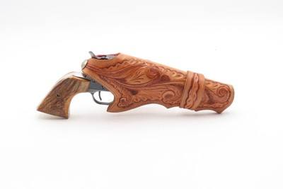 Flat Gate RUGER SINGLE SIX Revolver C&R w/TRANSFER BAR Conversion & HOLSTER Predecessor to the “NEW MODEL” Single Six - Image 2 of 22