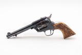 Flat Gate RUGER SINGLE SIX Revolver C&R w/TRANSFER BAR Conversion & HOLSTER Predecessor to the “NEW MODEL” Single Six - Image 5 of 22