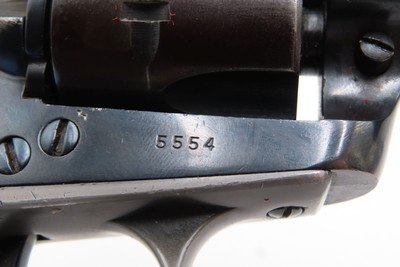 Flat Gate RUGER SINGLE SIX Revolver C&R w/TRANSFER BAR Conversion & HOLSTER Predecessor to the “NEW MODEL” Single Six - Image 18 of 22