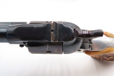 Flat Gate RUGER SINGLE SIX Revolver C&R w/TRANSFER BAR Conversion & HOLSTER Predecessor to the “NEW MODEL” Single Six - Image 11 of 22