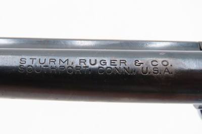 Flat Gate RUGER SINGLE SIX Revolver C&R w/TRANSFER BAR Conversion & HOLSTER Predecessor to the “NEW MODEL” Single Six - Image 12 of 22