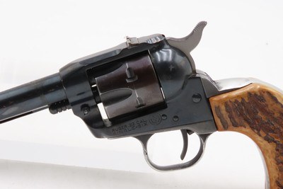 Flat Gate RUGER SINGLE SIX Revolver C&R w/TRANSFER BAR Conversion & HOLSTER Predecessor to the “NEW MODEL” Single Six - Image 7 of 22