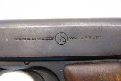 Post-WW I Deutsche Werke ORTGIES 6.35mm Hammerless C&R Pistol EVA BRAUN - Image 6 of 21