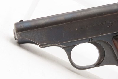 Post-WW I Deutsche Werke ORTGIES 6.35mm Hammerless C&R Pistol EVA BRAUN - Image 5 of 21