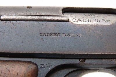 Post-WW I Deutsche Werke ORTGIES 6.35mm Hammerless C&R Pistol EVA BRAUN - Image 16 of 21